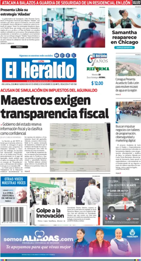 Cover of El Heraldo de Leon