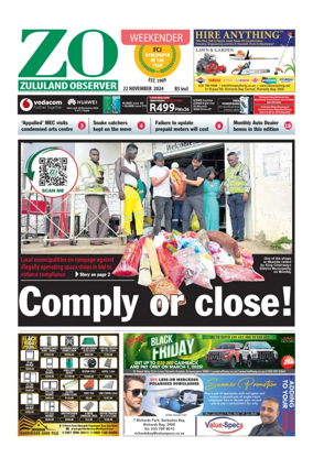 Cover of Zululand Observer - Weekender