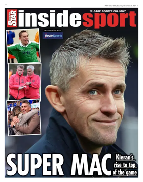Cover of Irish Daily Star - Inside Sport