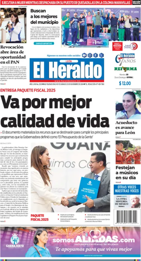 Cover of El Heraldo de Leon