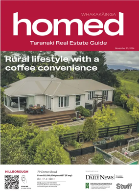 Cover of Homed Taranaki Daily News