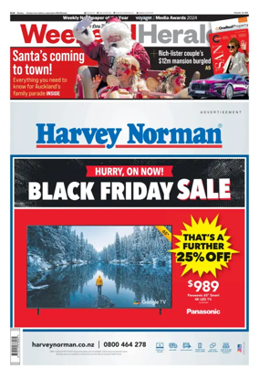 Cover of Weekend Herald