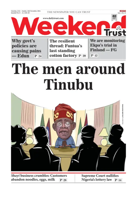 Cover of Weekly Trust
