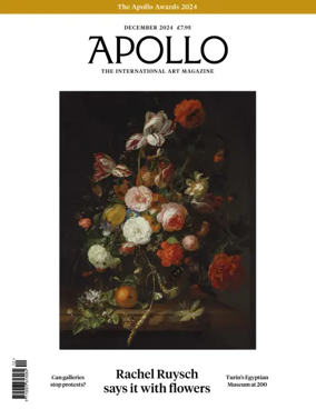 Cover of Apollo Magazine (UK)