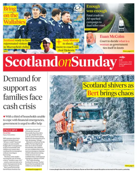 Cover of Scotland on Sunday