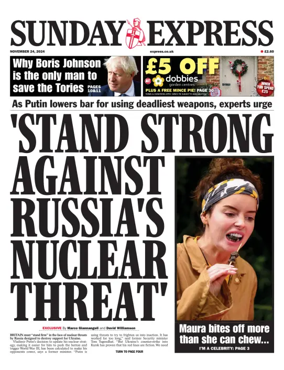 Cover of Sunday Express