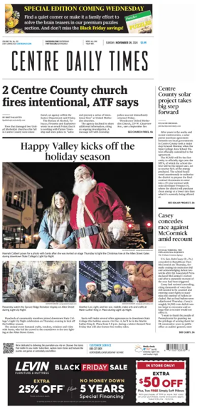 Cover of Centre Daily Times (Sunday)