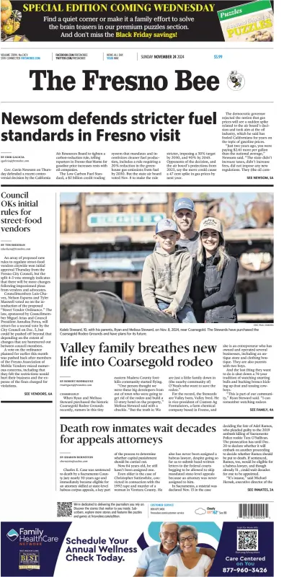 Cover of The Fresno Bee (Sunday)