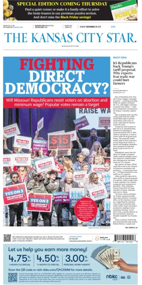 Cover of The Kansas City Star (Sunday)