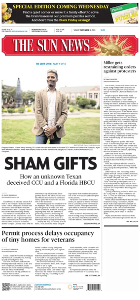 Cover of The Sun News (Sunday)