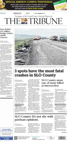 Cover of The Tribune (SLO) (Sunday)