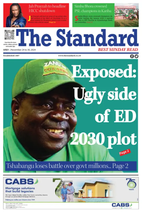 Cover of The Standard (Zimbabwe)