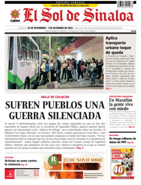 Cover of El Sol de Sinaloa
