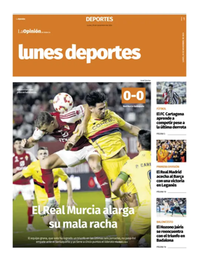 Cover of Lunes Deportes