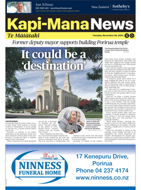 Cover of Kapi-Mana News