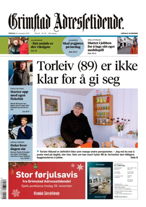 Cover of Grimstad Adressetidende