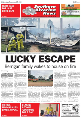 Cover of Southern Riverina news