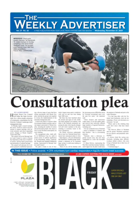 Cover of The Weekly Advertiser Horsham