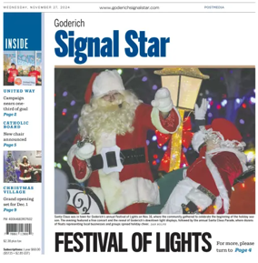 Cover of The Goderich Signal-Star