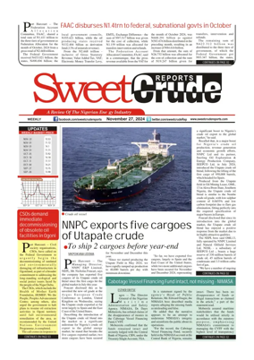 Cover of SweetCrude (Wednesday)