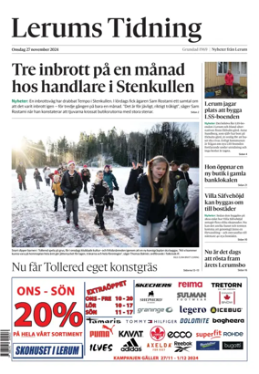 Cover of Lerums Tidning