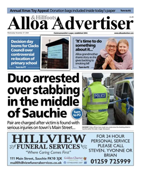 Cover of Alloa Advertiser