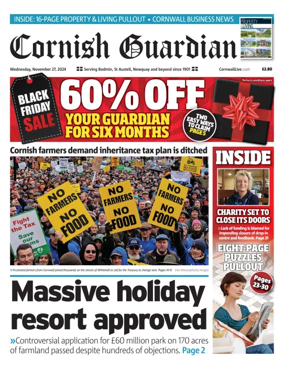 Cover of Cornish Guardian (Bodmin & East Cornwall)