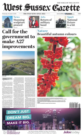 Cover of West Sussex Gazette