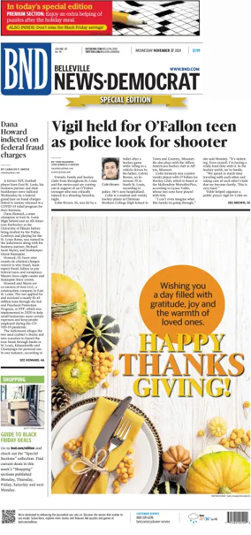 Cover of Belleville News-Democrat