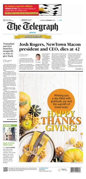 Cover of The Telegraph (Macon)