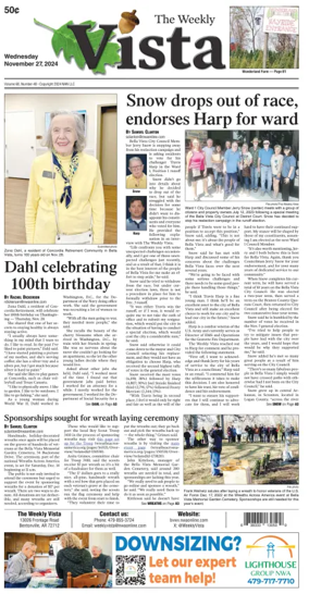 Cover of The Weekly Vista