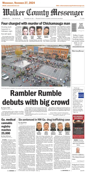 Cover of Walker County Messenger