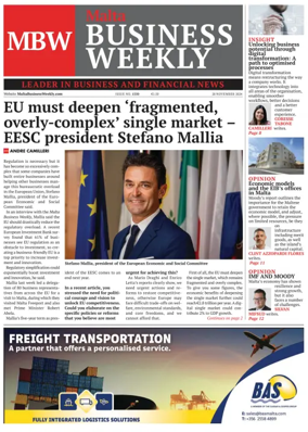 Cover of The Malta Business Weekly