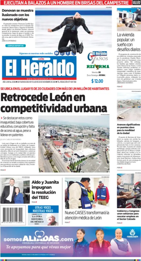 Cover of El Heraldo de Leon