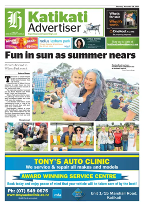 Cover of Katikati Advertiser