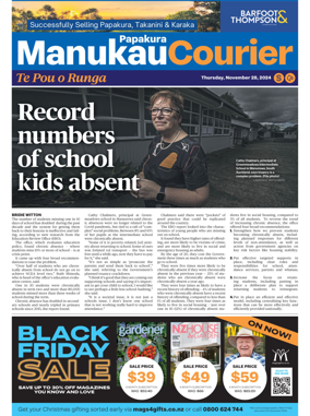 Cover of Manukau Courier