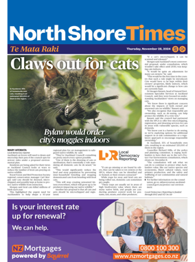 Cover of North Shore Times