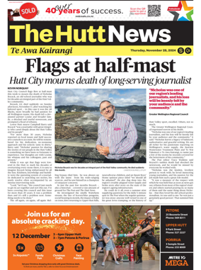 Cover of The Hutt News