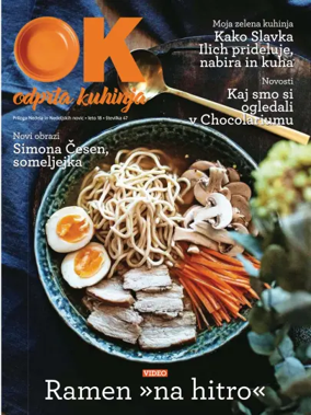 Cover of Odprta Kuhinja for Slovenske Novice