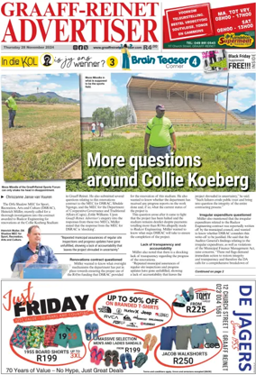 Cover of Graaff-Reinet Advertiser