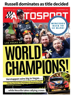 Cover of Autosport (UK)
