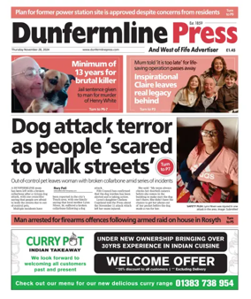 Cover of Dunfermline Press