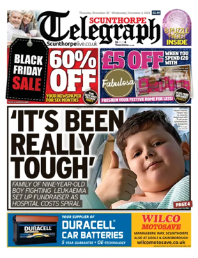 Cover of Scunthorpe Telegraph