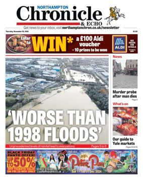 Cover of The Northampton Chronicle and Echo