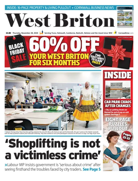 Cover of West Briton (Falmouth Penryn Helston The Lizard)