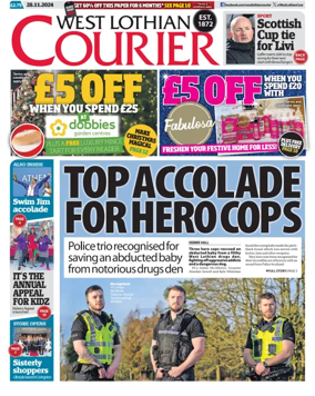 Cover of West Lothian Courier