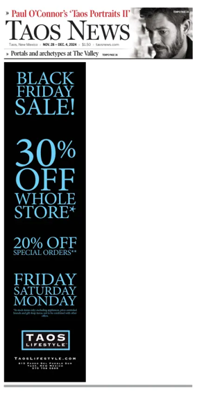 Cover of The Taos News