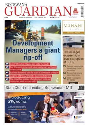 Cover of Botswana Guardian
