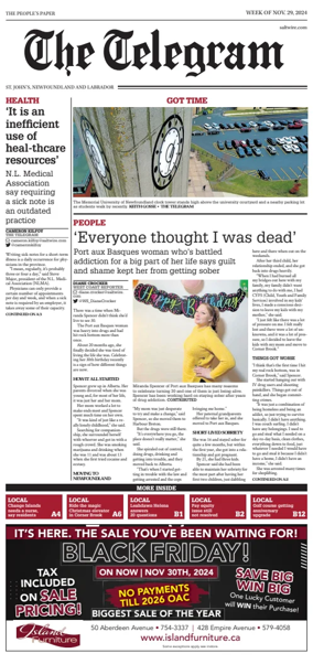 Cover of The Telegram (St. Johnâ€™s)