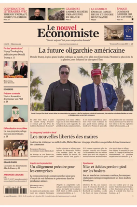 Cover of Le Nouvel Economiste